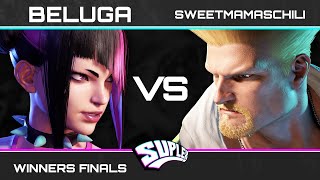 Suplex 64  Winners Finals  Beluga Juri VS SF  SweetMamasChili Guile  SF6 [upl. by Notyalc]