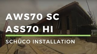 DWL  Schüco AWS70SC and ASS70 HI lift and slide doors installation [upl. by Bainbrudge]