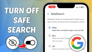 How to Turn Off Google Safe Search iPhone amp Android [upl. by Amity]