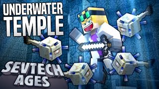 Minecraft SevTech  UNDERWATER TEMPLE  Age 2 10 [upl. by Sutherlan]