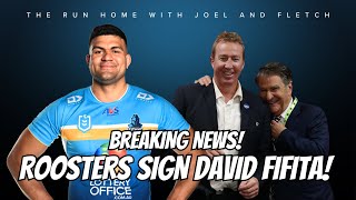 BREAKING  Joel and Michelle react to the Roosters signing David Fifita NRL [upl. by Irej920]