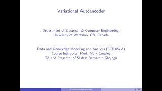 Variational Autoencoder VAE optional [upl. by Laurena]