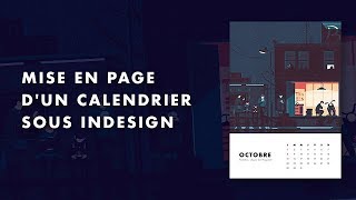 Indesign Mise en page dun calendrier [upl. by Dercy]