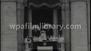 Extremely Rare footage of Pope Pius Xs Apostolic Blessing and voice [upl. by Fry]