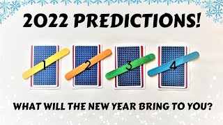 ✨2022 PREDICTIONS WHAT WILL THE NEW YEAR BRING TO YOU💖🎊 [upl. by Herring]