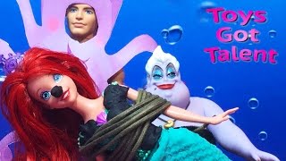 Ariel mermaid and Barbies Ken kidnapping finale with Disney Ursula [upl. by Duahsar]