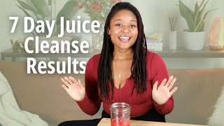 7 Day Juice Cleanse Results for Fall Equinox [upl. by Ahslek806]