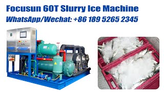 Focusun 60T slurry ice machine [upl. by Linskey]