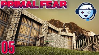 Building the Base  Primal Fear Ragnarok  Ark Survival Evolved  S1Ep05 [upl. by Wootten]