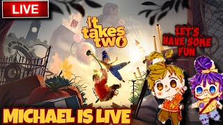 IT TAKES TWO  PT3 DUO GAMEPLAY  ittakestwowalkthrough ittakestwo livestream youtubefeed [upl. by Atinrev]