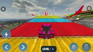 Car Games Mega Ramp Car Racing Stunt  Car Games Android Games Android Gameplay police sim 2022 [upl. by Munroe]