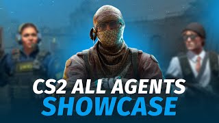 CS2 ALL AGENTS SHOWCASE  RADIO COMMANDS VOICES [upl. by Thagard]