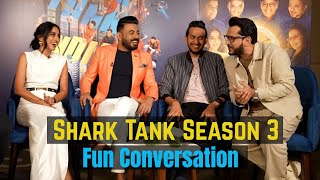 Shark Tank India Interview Vineeta Singh Amit Jain Ritesh Agarwal Aman Guptas Most Fun Banter [upl. by Wane]