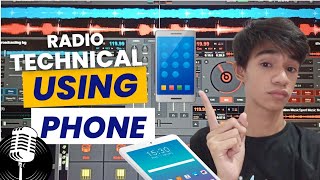 Radio Broadcasting Technical USING PHONE Virtual DJ Tutorial [upl. by Hofstetter]