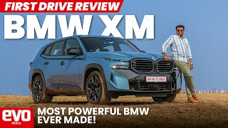 BMW XM  A plugin hybrid superSUV with a V8  First Drive Review  evo India [upl. by Lenzi]