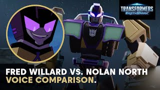 Audio Clips of Fred Willard Vs Nolan North Voicing Swindle  Transformers [upl. by Lokkin110]