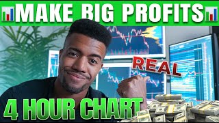 How to Trade 4 Hour Chart and Make Big Profits 🤑💰 [upl. by Analahs]