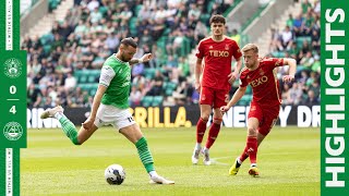 Highlights Hibernian 0 Aberdeen 4  cinch Premiership [upl. by Sella845]