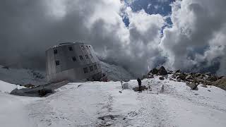 Part 1 Mont Blanc via the Gouter route for novice Alpine mountaineers Up to the Gouter Refuge [upl. by Assiluy]