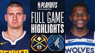 2 NUGGETS at 3 TIMBERWOLVES  FULL GAME 4 HIGHLIGHTS  May 12 2024 [upl. by Norel]