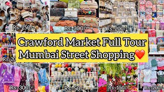 CRAWFORD MARKET STREET SHOPPING😍 Mumbai Street Shopping mumbai streetshopping priancasolanki [upl. by Klepac]