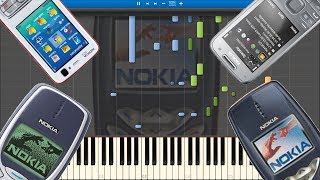 NOKIA TUNE HISTORY IN SYNTHESIA [upl. by Ber]