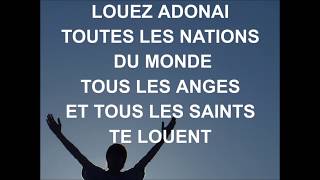 LOUEZ ADONAÏ  Paul Baloche [upl. by Mulligan]