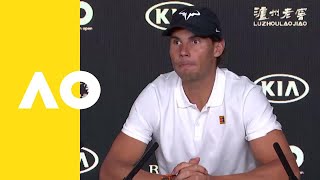 Rafael Nadal Press Conference  Australian Open 2019 Final [upl. by Atalayah414]