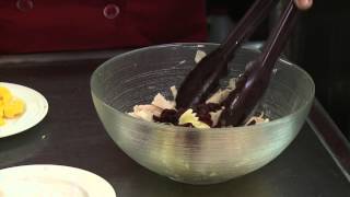 Cold Bow Tie Salad With Turkey amp Craisins  Summer Salad Recipes [upl. by Gignac]