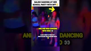 Salish Matter dancing at her school party with BFF 😱💔 nalish dance tiktok trend love shorts [upl. by Peppie800]