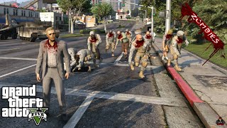 GTA 5  Los Santos City Becomes Zombie Land  Part 25  GTA 5 MODS [upl. by Aid]