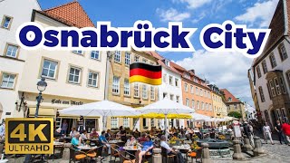 4k Germany City Osnabrück 🇩🇪 Walk in Tour Ultra HD 4k60fps video 2023 [upl. by Davey]