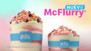 Nuevo McFlurry Mad Cool ¡Pruébalo y haz que tu verano sepa a festival [upl. by Fidelity467]