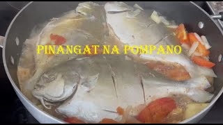 Pinangat na Pompano RecipeHow to cook Pinangat na Pompano sa Kamatis at Tamarind MixTHEROBESTV [upl. by Lauritz]