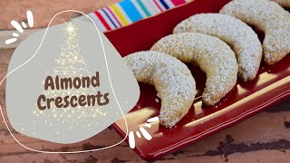 Almond Crescent Cookies  The Frugal Chef [upl. by Krebs225]