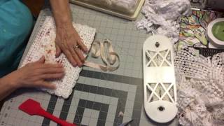 Designing Crafts with Style by Chari Altering a Bill Organizer Tutorial part 3 [upl. by Brogle40]