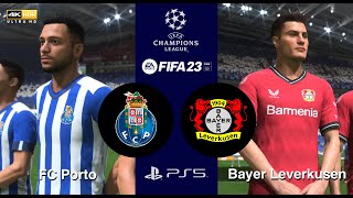 FIFA 23  PS5  FC Porto vs Bayer Leverkusen  UEFA Champions League 4 OCT 2022  Realistic 4KUHD [upl. by Freddy]