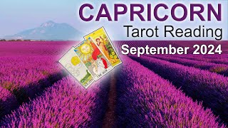 CAPRICORN TAROT READING quotOUT WITH THE OLD IN WITH THE NEW CAPRICORN TRANSFORMATIONquot September 2024 [upl. by Ellegna]