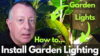 How to Install Easy but Effective Garden Lights [upl. by Smallman776]