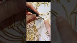 Cloisonné art cloisonne art drawing diy handmade [upl. by Krishnah437]