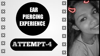 EAR PIERCING EXPERIENCE  TAMIL  TIPS TO HEAL IT  4th ATTEMPT 🤯😱 [upl. by Block]