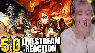 TIME FOR NATLAN 50 Livestream Reaction  Genshin Impact [upl. by Dolly]