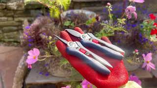 Mini Pruner set containing Mini Bypass Secateurs and Mini Snips [upl. by Tala701]