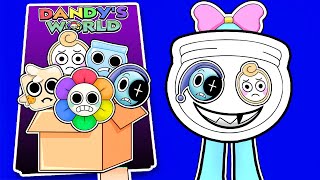 Making DANDYS WORLD Game Book  GOOB Squishy DIY [upl. by Naerb973]