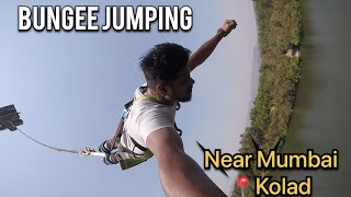 Breath taking Bungee jumping in kolad near Mumbai Day 1 Highest Bungee JumpComplete Info 2022 [upl. by Sansbury]