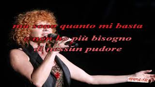 Fiorella Mannoia Non sono un cantautore Karaoke vers Live [upl. by Tram]