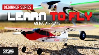 LEARN TO FLY an RC AIRPLANE 🏅 [upl. by Volny]