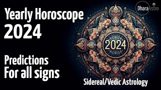 2024 Horoscope  For all zodiac signs  Vedic Astrology Predictions astrology [upl. by Stephenie]