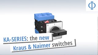 KA series the new switch series by Kraus amp Naimer brandnew [upl. by Held656]