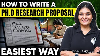 How To Write A PhD Research Proposal  Steps to Writing a Research Proposal  Priyanka Sharma [upl. by Buffum]